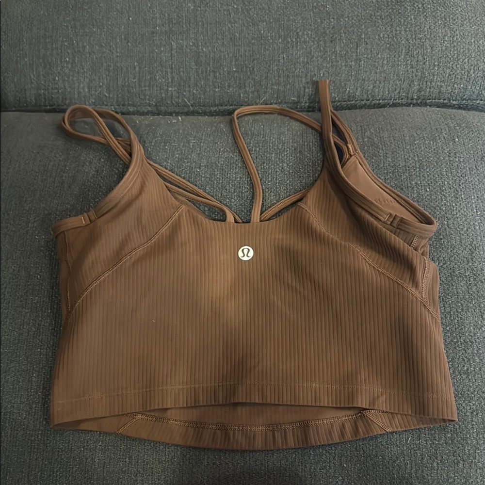 lululemon athletica Brown Crop Top